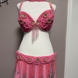 Pink Bellydance Costume