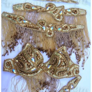 Gold Bellydance costume
