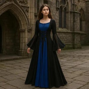 Blue Vampire Dress - Etsy