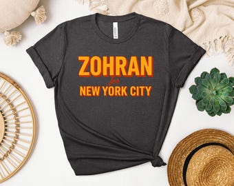 Zohran for New York City Shirt, Zohran Mamdani Nyc Sweatshirt, Mayor Mamdani Crewneck Sweater, Progressive Democrats Tee, Vote Zohran 2025