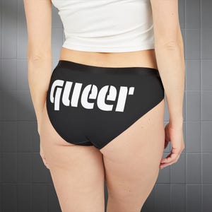Queer Women's Bikini Briefs: Pride Lingerie, Breathable & Comfortable