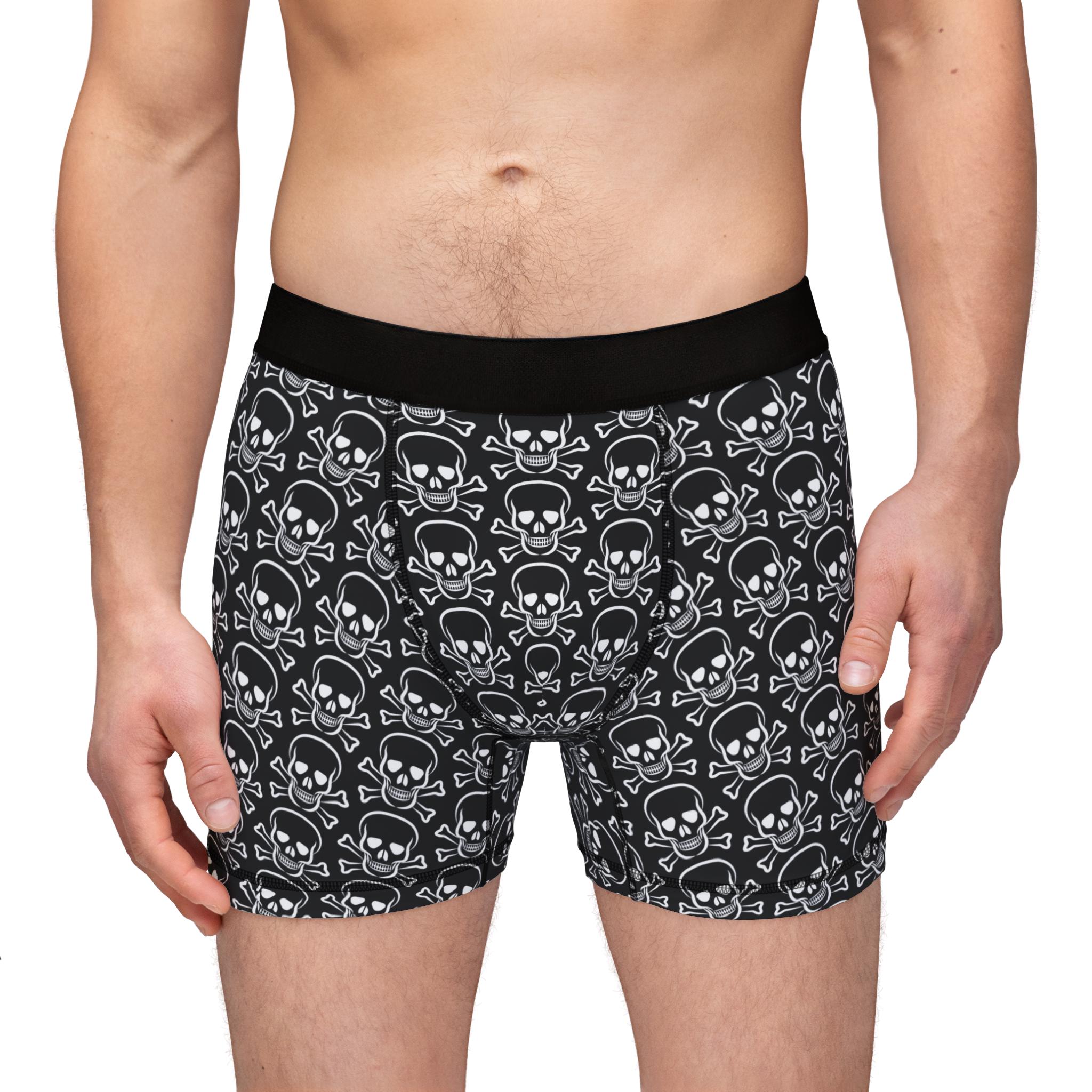 Grote maten boxershorts Jack & Jones Damon Skull Trunks 3-Pack Black