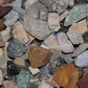Bulk Rough Tumbling Rock Mixed Brazilian Rocks for Crafting Metaphysical Crystals