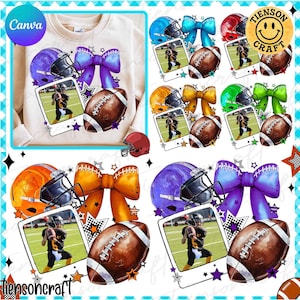 カスタムCanvaテンプレート サッカー写真挿入バンドルPng、トレンドPng、サッカーママPng、コケットサッカーPng、サッカーPng、デジタルデザイン