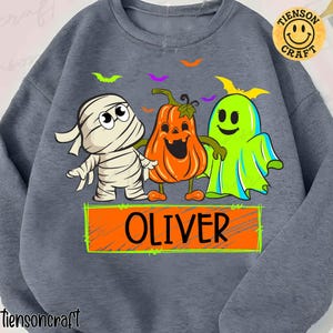 Personalized Neon Kid Name Halloween Png, Cute Halloween Png for Kids, Halloween Png, Boys Girl Halloween Png, Kids Name Png, Digital Design