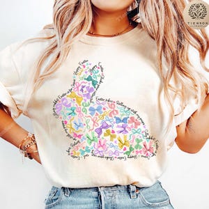 Conejito de Pascua bordado (Png), lazo de Pascua (Png), conejito de Pascua (Png), conejito colorido (Png), Pascua (Png), Pascua retro (Png)