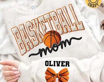 PNG de hilo sintético para mamá de jugador de baloncesto, PNG de baloncesto personalizado, PNG de baloncesto de ganchillo, diseño de camiseta para el día del partido, PNG de temporada de baloncesto, diseño digital