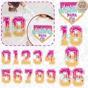 PNG personalizzato per mamma di baseball, PNG a goccia per mamma di baseball, PNG a goccia per gelato da baseball, PNG per mamma di baseball, PNG per il giorno della partita di baseball