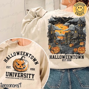 Halloweentown Est 1998 png, Retro Halloween png, Halloween Pumpkin png, Trendy Halloween png, Pumpkin png, Halloween png, Digital Design