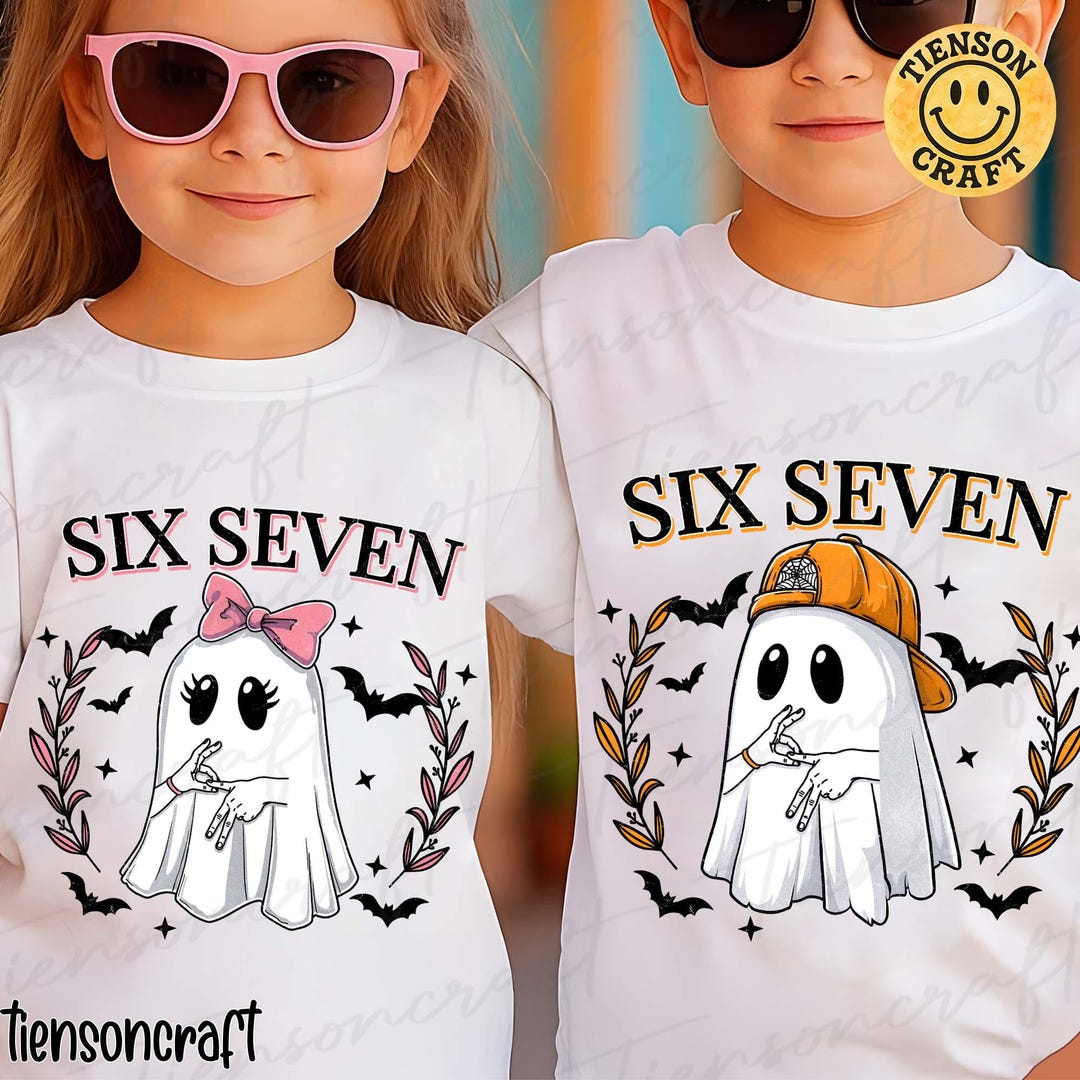 Funny Six Seven Meme Png Viral Gen Z Saying Clipart Number Meme