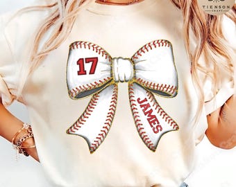 Lazo de béisbol personalizado (Png), camiseta de mamá de béisbol con nombre y número de camiseta de niño (Png), día de juego (Png), coqueta de béisbol, mamá de béisbol (Png)