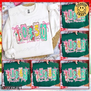 Op de afbeelding: Witte sweatshirt met een kleurrijke afbeelding van de postcode 10350 Staten Island New York. Extra groene sweatshirts met postcodeafbeeldingen: 38863 Pontotoc MS, 38008 Bolivar Tennessee, 75485 Westminster Texas en 38242 Paris Tennessee.