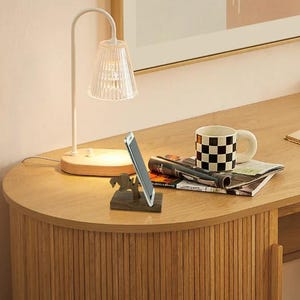 Mobile Phone Stand, Phone Holder for Desk, Solid Wood Phone Stand, Holder for Travel, Iphone Stand, Walnut Wood Holder