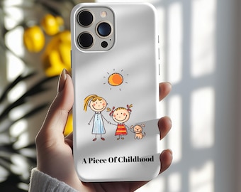 Kinder Kunst iPhone Hülle: Benutzerdefinierte Kinder Geschenk für Eltern