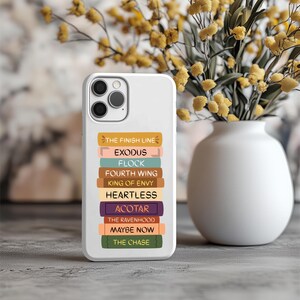 Cover per telefono personalizzata con libreria, regalo personalizzato per amanti dei libri e della lettura, regalo di compleanno BookTok per iPhone per lei immagine 9