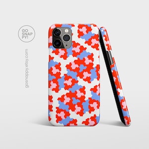 TESSELLATIONSMÖNSTER-skal för iPhone 17 16 15 14 13 • Fraktalkonst för Galaxy S25 S24 S23 Pixel 9 8 Pro • Icke-upprepande plattor Einstein-hattar