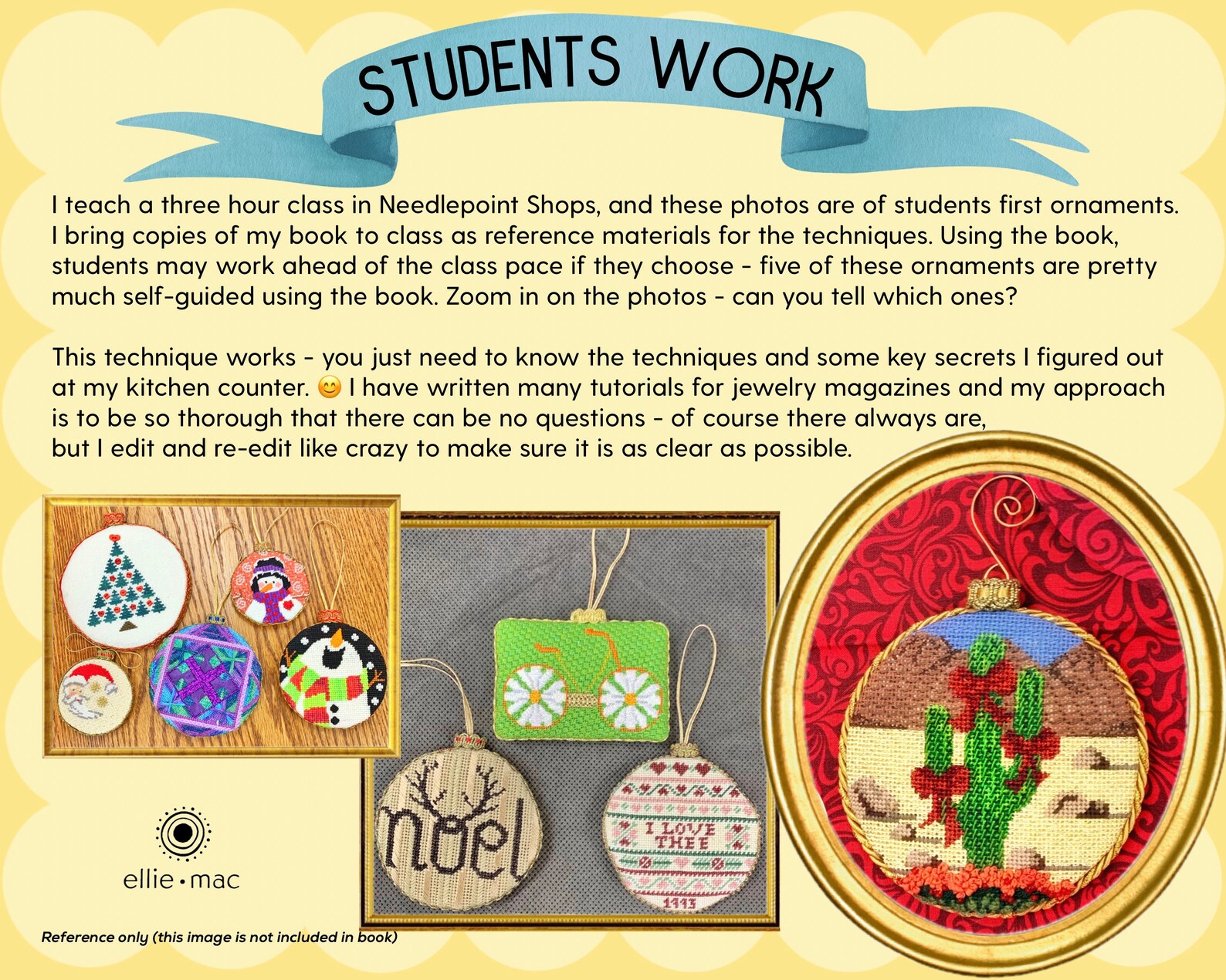 The Needlepoint Ornament Finishing Book by Eleanore Macnish Etsy