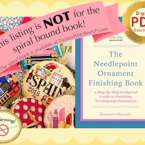The Needlepoint Ornament Finishing Book by Eleanore Macnish image 1