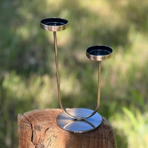 Modern metal candleholder, European Style Metal Candle Holders,Candle Holders for Indoor and Outdoor,Tea Light Candle Holder,Dual,Glam Decor