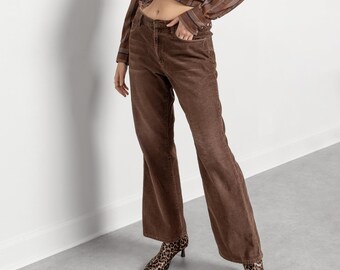 Big CORDS Vintage CORDUROY Pants Baggy / Medium Large / 45 Inch Hips