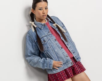 LEVI'S DENIM JACKET Vintage Jean Trucker Oversize / Medium Large