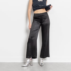 パンツ 00s NOID. coating custom flare pants y2k REBEL WAVE レベルウェーブ｜Hand Painted Waxed Flare Pants