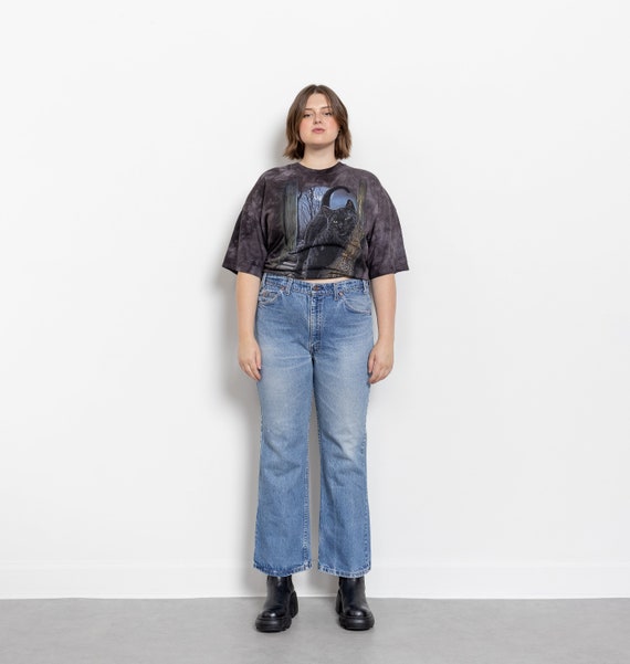 LEVI'S 517 DAD JEANS Vintage Faded Worn In Flares… - image 9