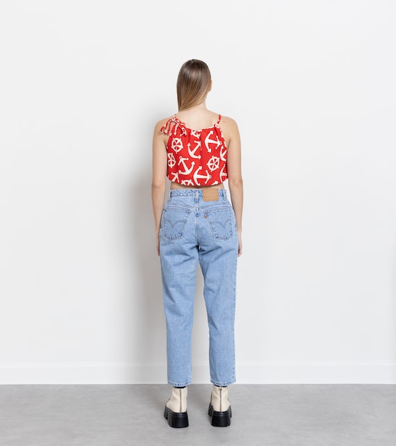 LEVI'S 951 JEANS RELAXED fit high waist mom jeans… - image 7