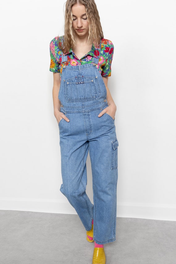 Baggy women's painted jean dungaree main image 0