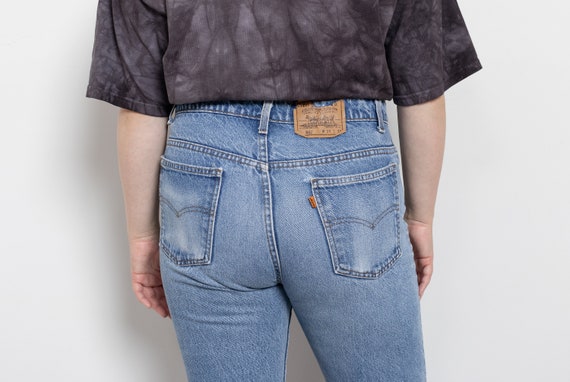 LEVI'S 517 DAD JEANS Vintage Faded Worn In Flares… - image 7