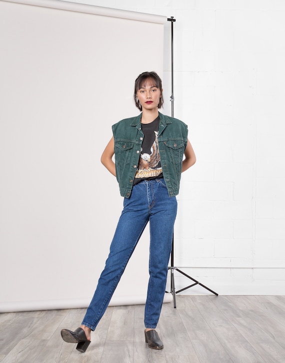 levis jean jacket vest