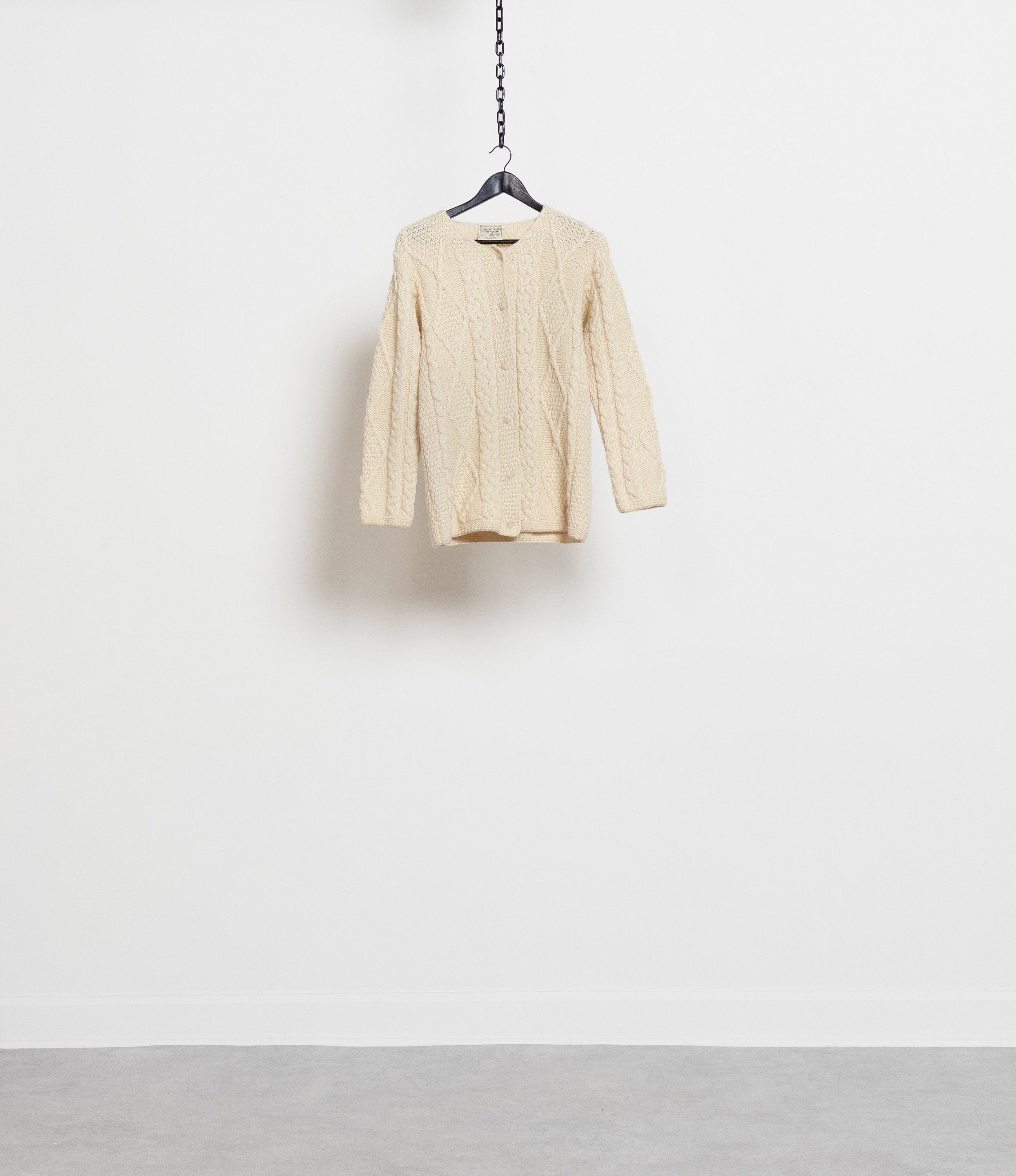 MERINO WOOL CARDIGAN Vintage Irish 