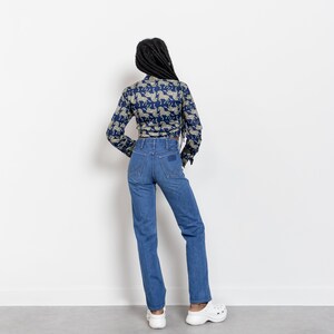 70年代ヴィンテージ ラングラージーンズ、ハイウエスト ボーイフレンドフィット XS 画像 8