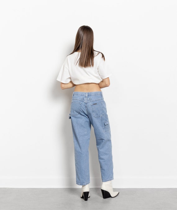 CARPENTER JEANS WIDE Leg Painter Pants Women Lee Riveted