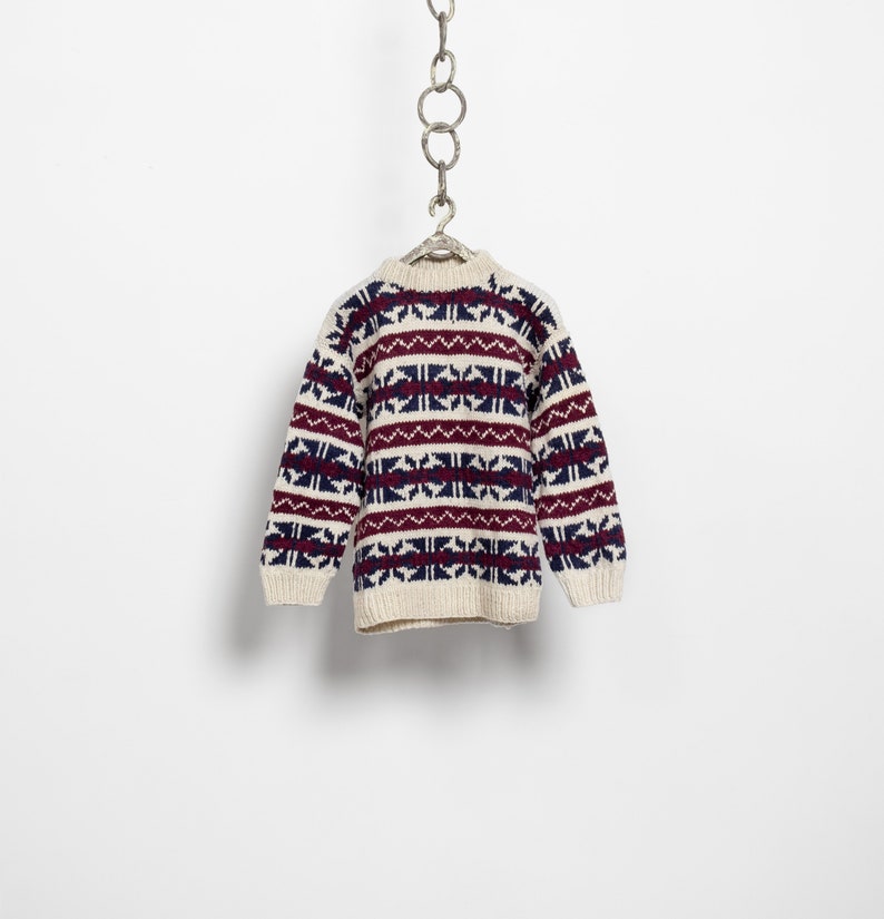 OVERSIZED HANDMADE FISHERMAN'S Sweater Extra Large Oversize Chunky Knit Jumper image 2