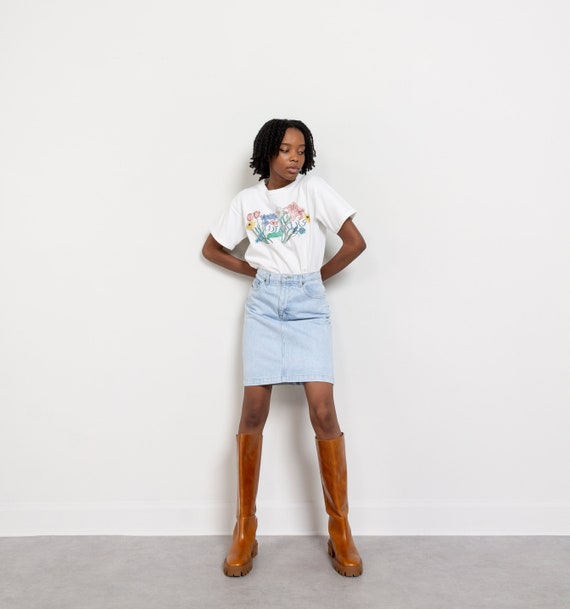 Denim pencil skirt sale hotsell