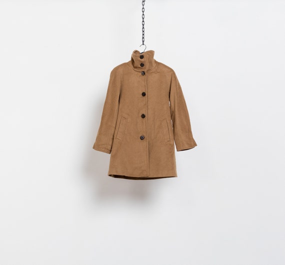 Ellen Tracy CAMEL BROWN WOOL Coat Vintage Jackets… - image 8