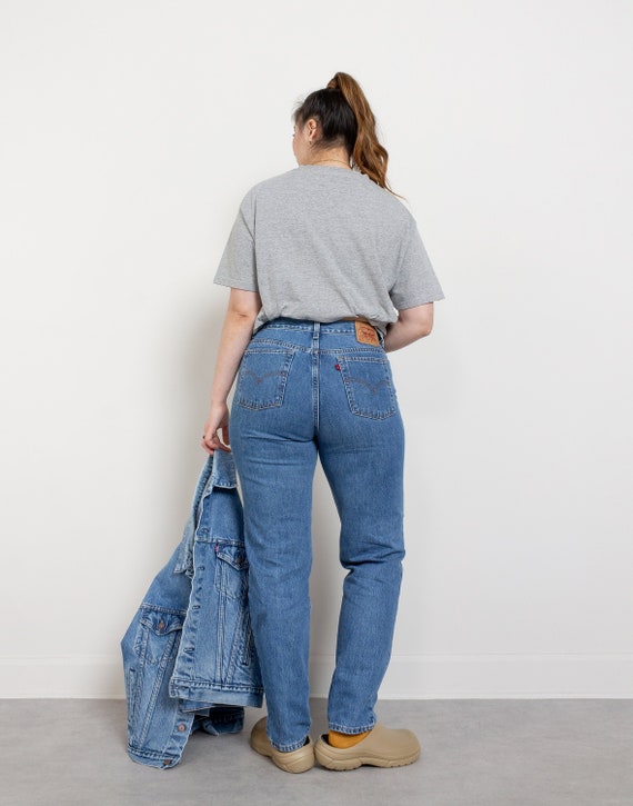 vintage levis 512 high waisted jeans