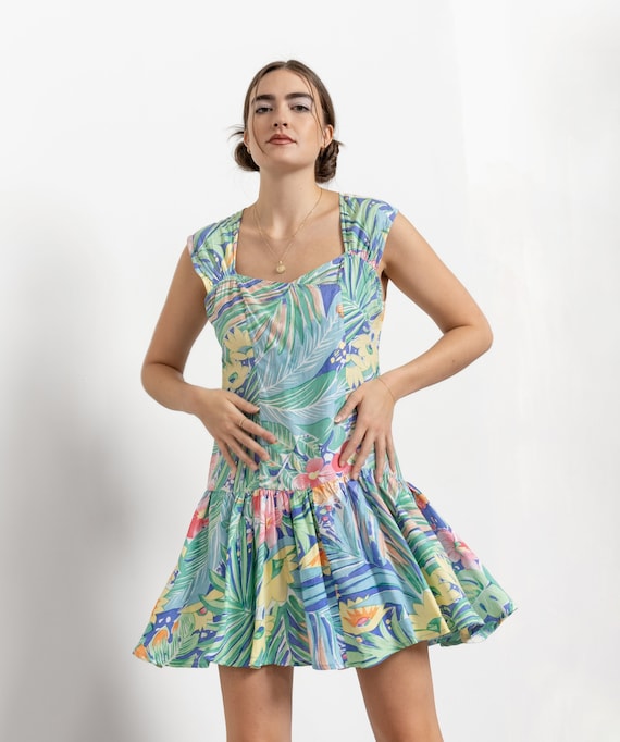 open lace back dress Wedtrend Women Pastel Blue Floral Maxi Dress with 3D Floral Shoulder Appliqués A-Line Tulle Wedding Guest Dress, Blue Flower / US12 main image 1