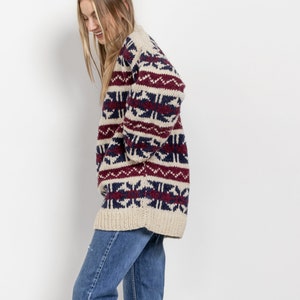 OVERSIZED HANDMADE FISHERMAN'S Sweater Extra Large Oversize Chunky Knit Jumper image 7
