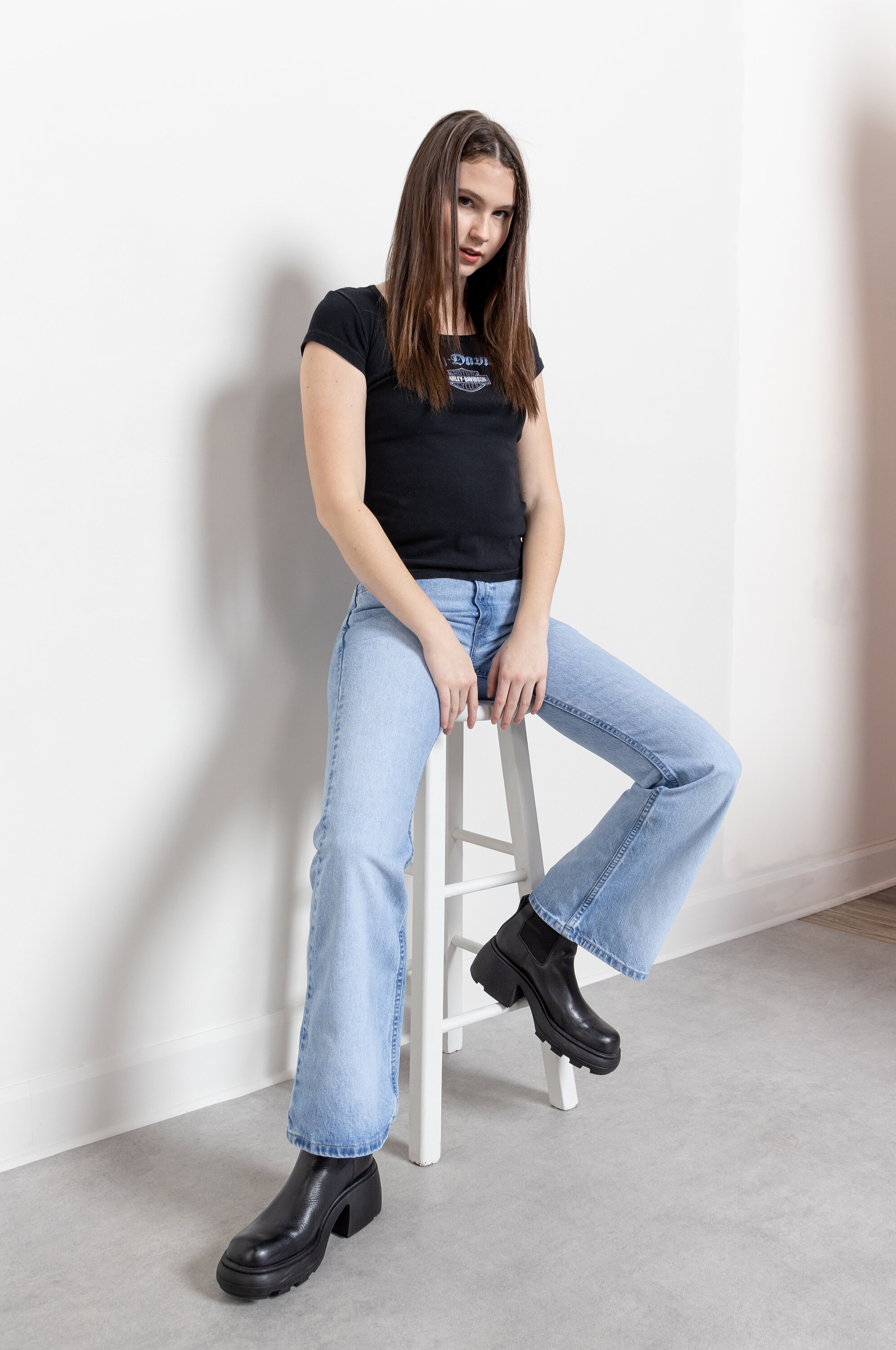 LOW RISE Y2K Jeans Vintage Bell Bottom Silver Tab Silvertab
