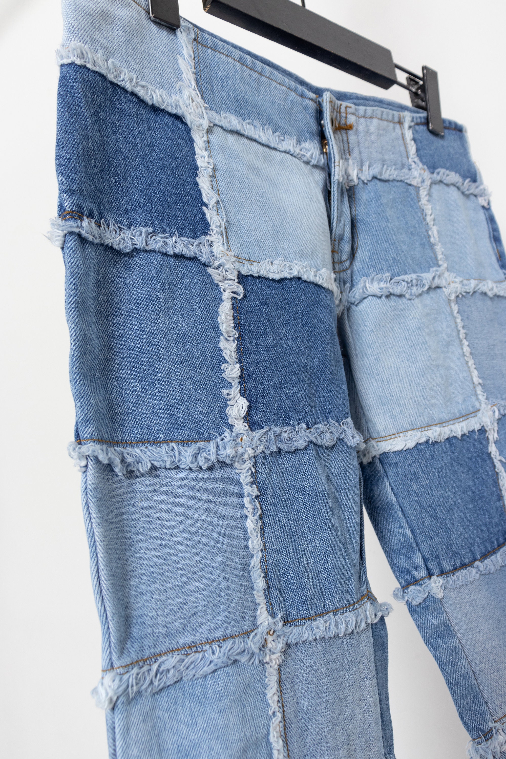 Zana Di PATCHWORK LOW RISE Y2K Jeans Vintage Women 2000's Zana Di PATCHWORK LOW RISE Y2K Jeans Vintage Women 2000's