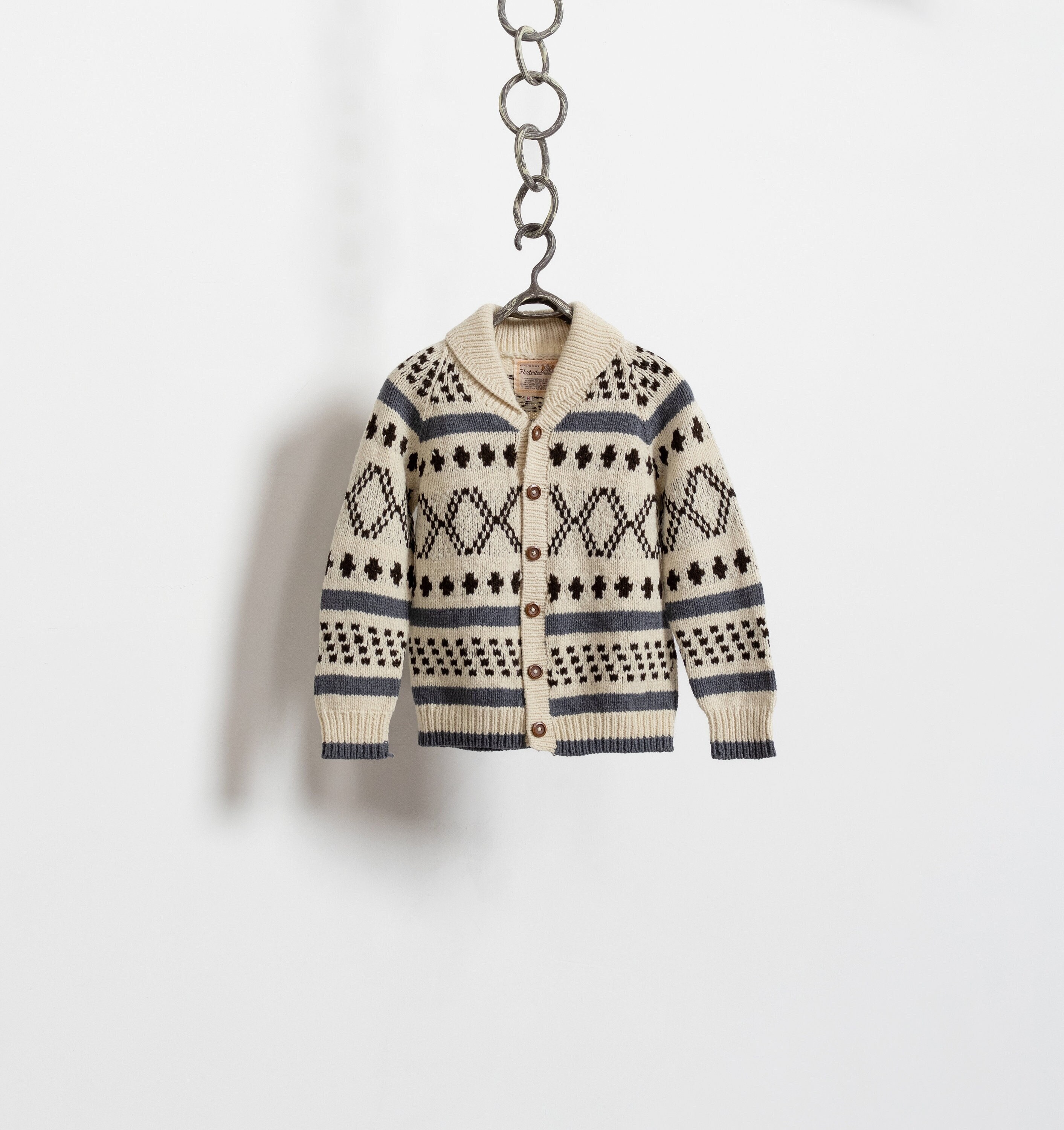 さらに100円引き◆WAI KEI◆Puppy Cowichan Zip-up Cardigan Designer fashion, Seoul-fully created | W Concept