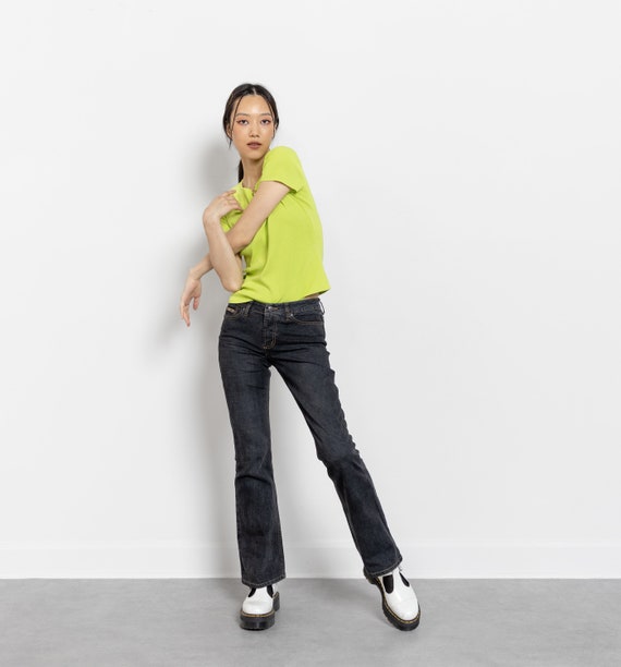 LOW RISE Y2K Jeans vintage women 2000's Denim low… - image 9