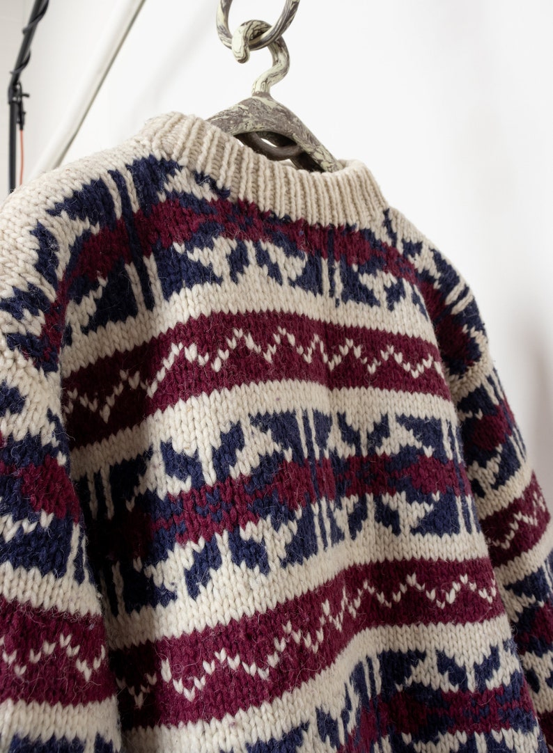 OVERSIZED HANDMADE FISHERMAN'S Sweater Extra Large Oversize Chunky Knit Jumper image 8