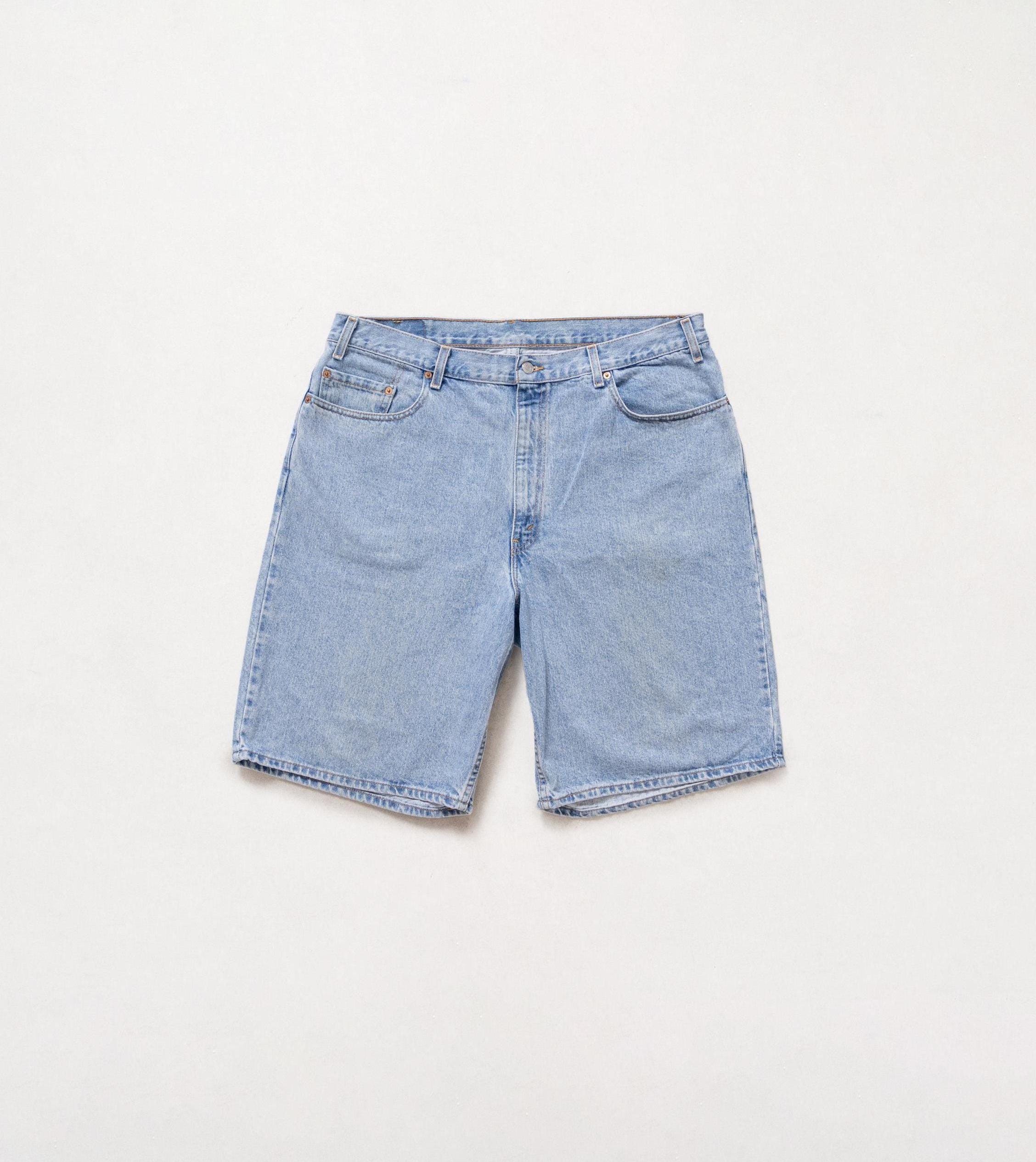Vintage Levi's 560 Denim Jorts, Mid Rise Shorts 49 Inch Hips - Etsy
