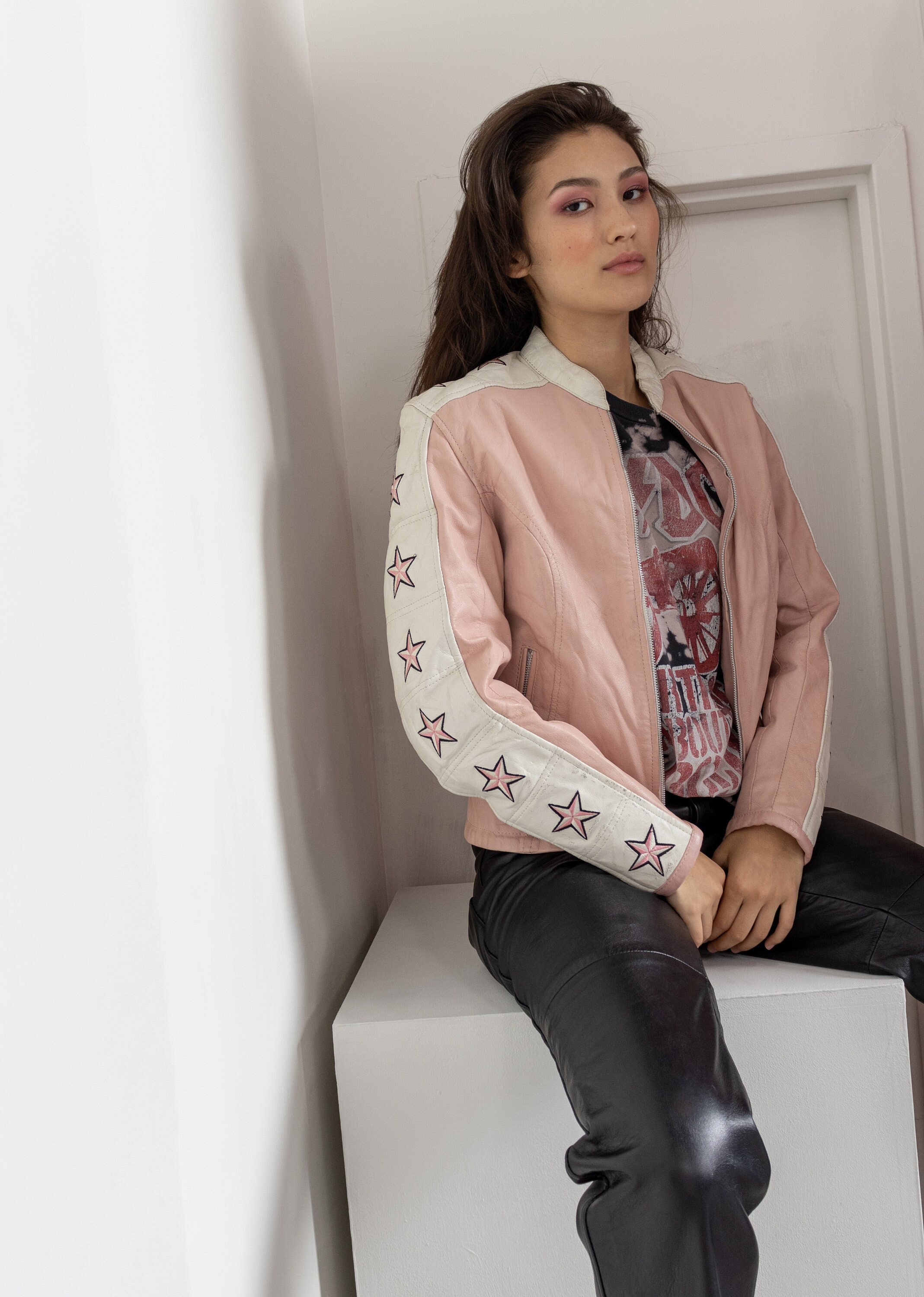 Best 25+ Deals for Hot Pink Leather Jacket