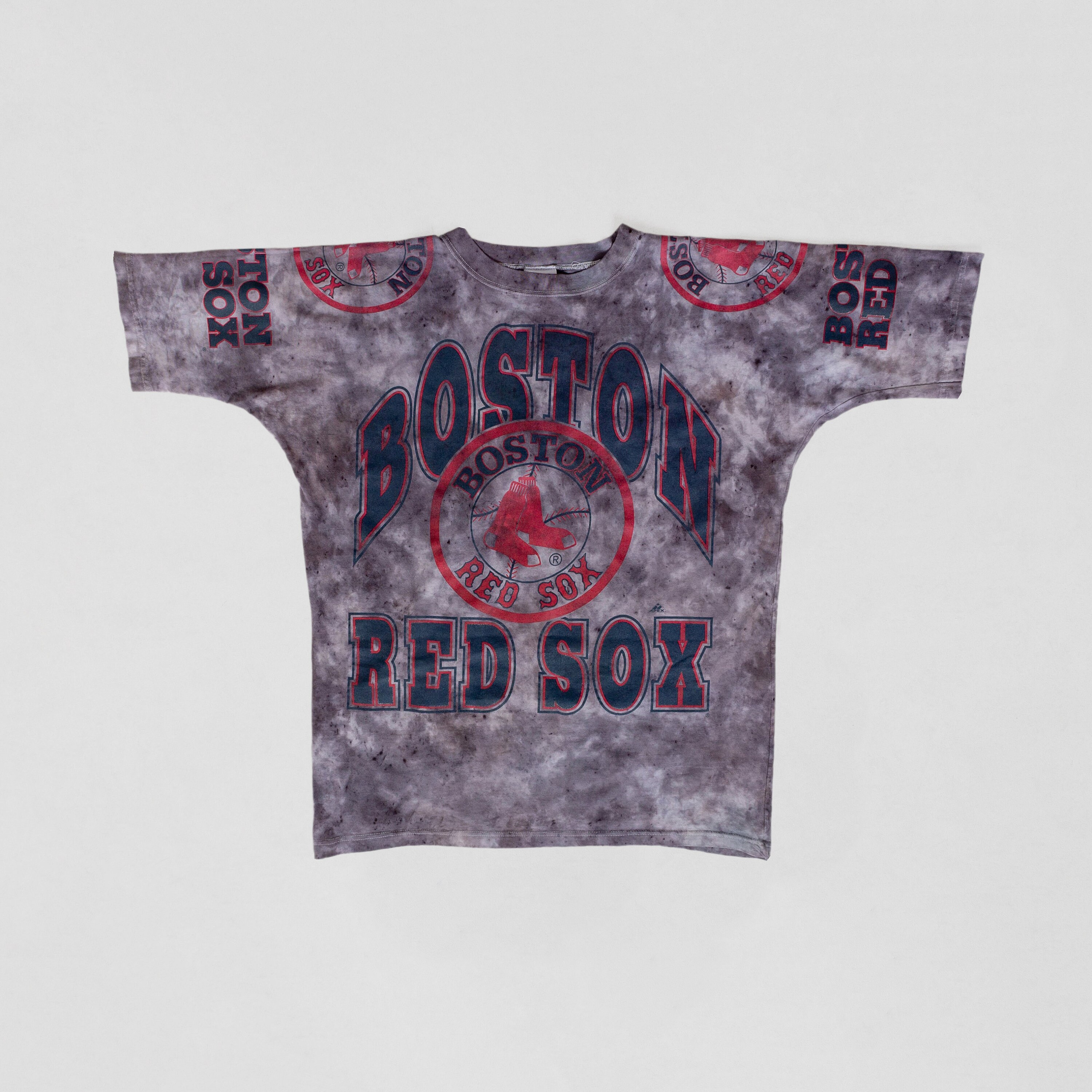 RED SOX TEE Tie Dye Vintage Baseball 