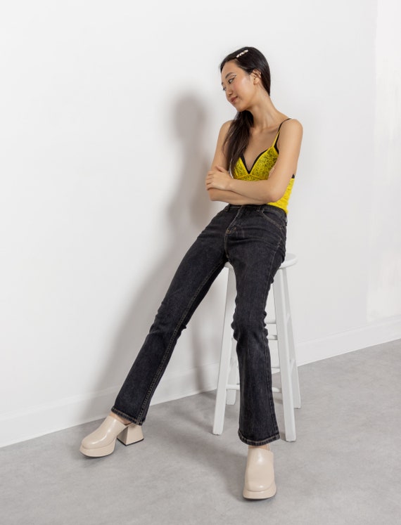 LOW RISE Y2K Jeans vintage women 2000's Denim low… - image 8
