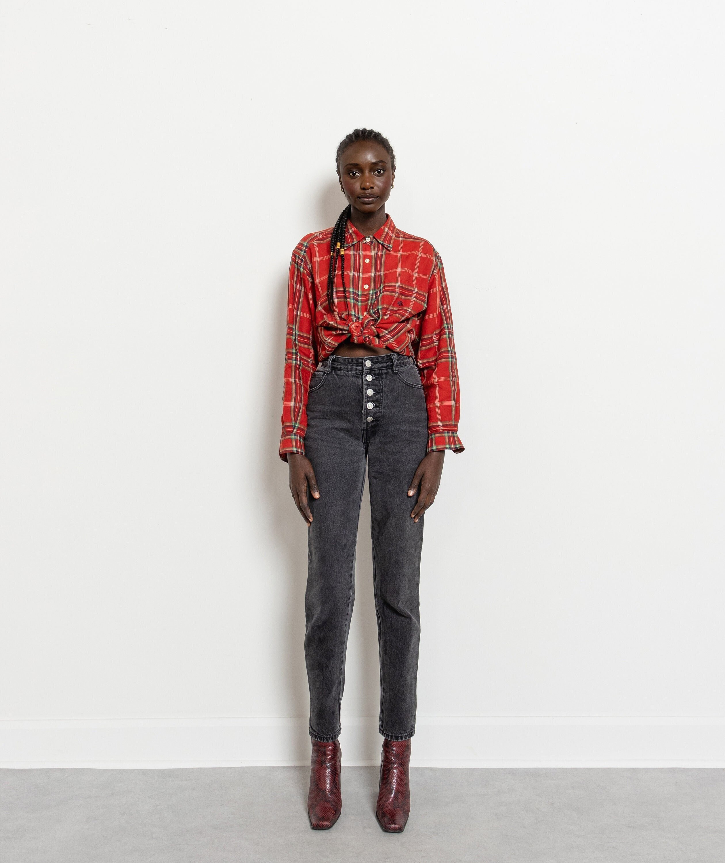 BONGO JEANS BLACK Denim High Waist 